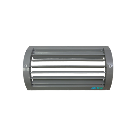 Радиальная решетка с оцинкованной рамой 1-P-30-30-OTS